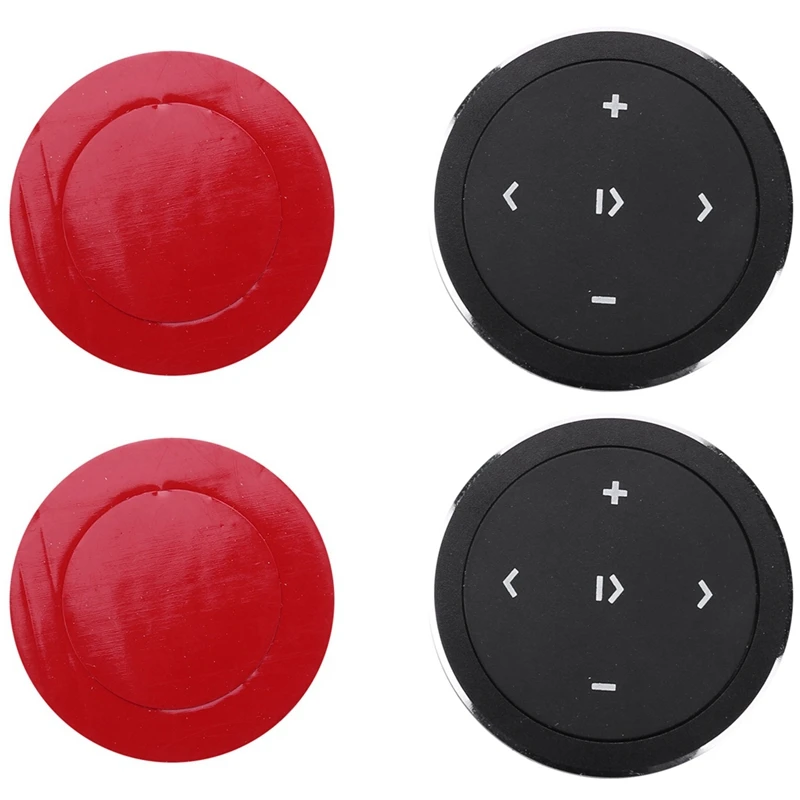 

2X Car Wireless Mobile Phone Multimedia Bluetooth Multifunctional Steering Wheel Remote Controller (Black)
