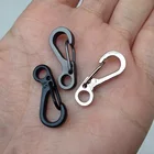 1 шт. мини SF Пружинные застежки для рюкзака альпинистские карабины оборудование для выживания EDC Паракорд защелка крючок Keychainl пряжка зажим