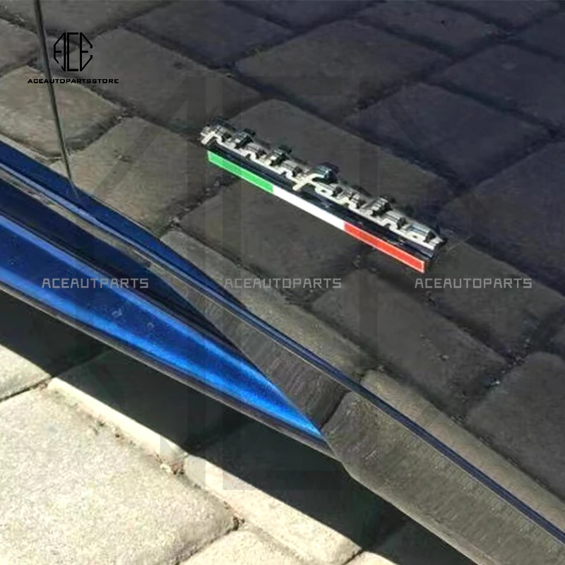 12 5 см горячая распродажа значок с итальянским флагом Ferrari эмблема для боковой