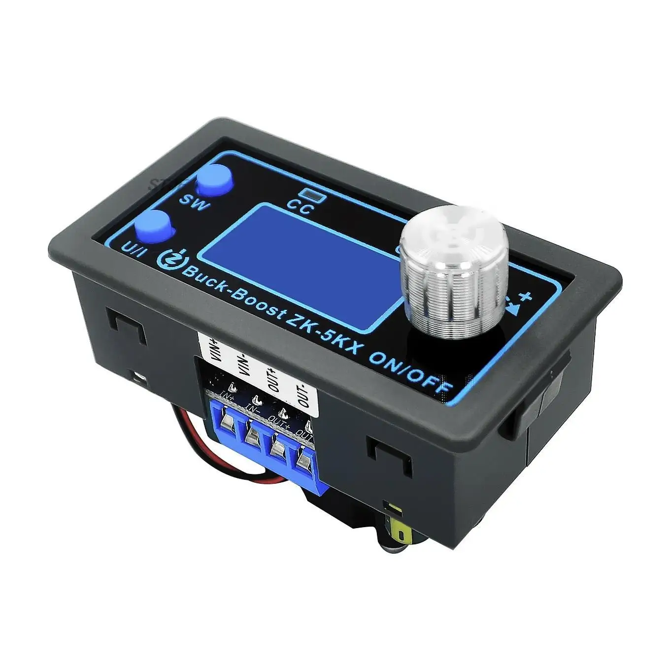 ZK-5KX DC Boost Converter CC CV 6-30V 5A 80W 5V 6V 12V 24V модуль питания регулируемый лабораторный