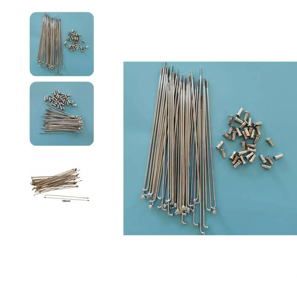

Rliable 36Pcs Useful High Hardness Bike Steel Spokes Steel Bike Spokes Vibrant Color for Bike Lover