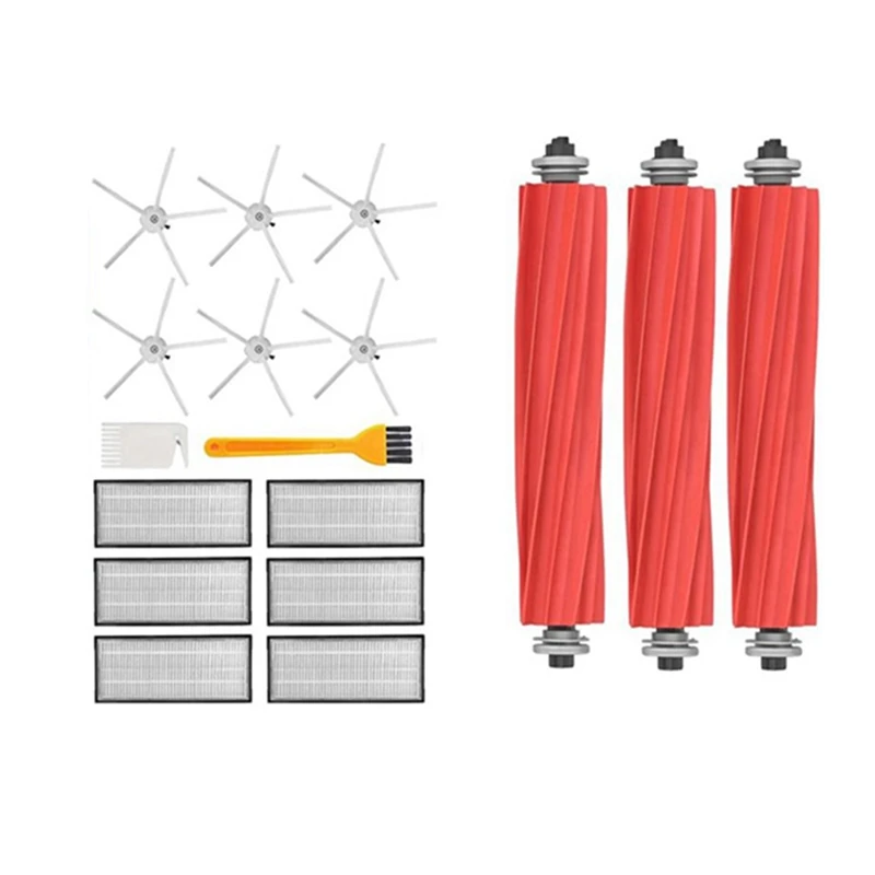 

1Set Filter Side Brush Main Brush For Roborock S7 T7S T7 Robot Vacuum Cleaner Accessories Spare Parts Kit