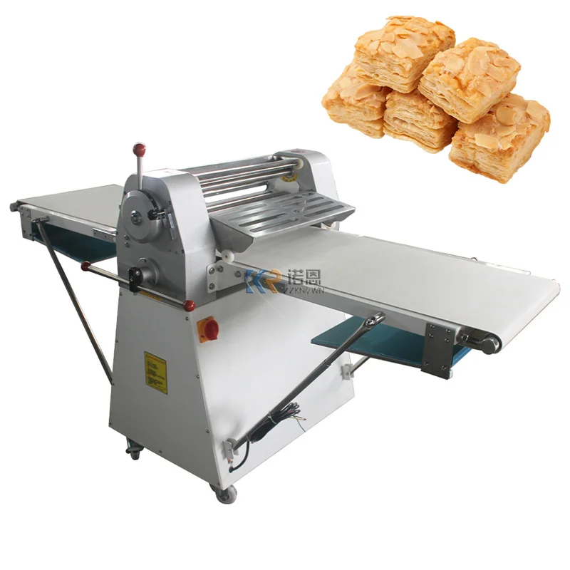 

Automatic Pastry Roller Machine Continuous Pizza Bread Croissant Dough Sheeter For Bakery Snack Making Production Line