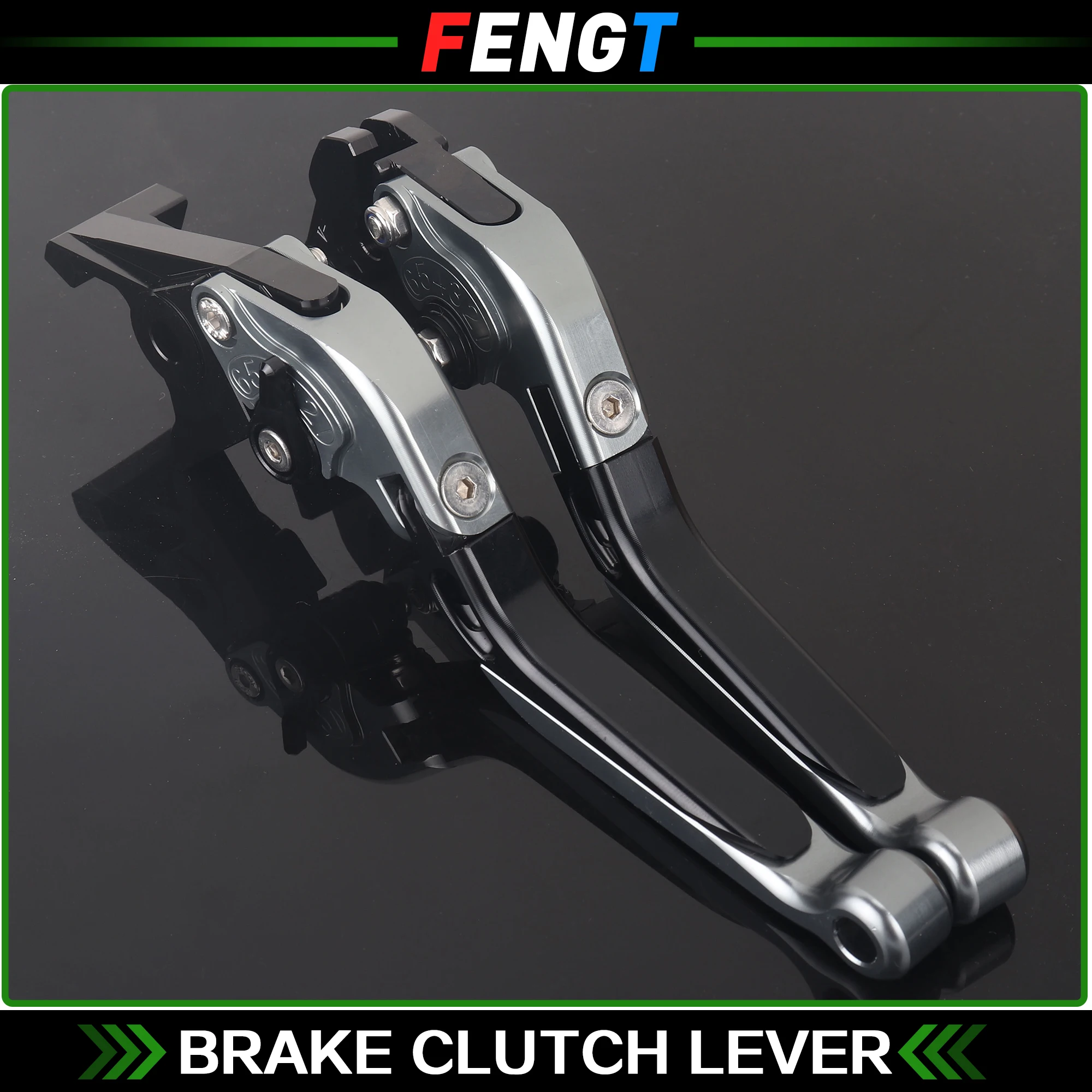 

Для Kawasaki Ninja 125/250/300/400/250SL 2012-2024 тормозной рычаг двигателя, набор рычагов сцепления, регулируемые складные защитные рычаги ручки