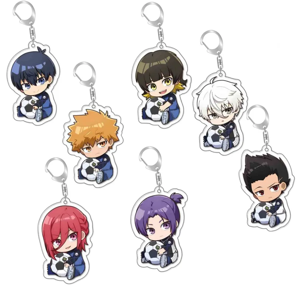 

Anime BLUE LOCK Arcylic Keychain Cartoon Figures Isagi Yoichi Bachira Meguru Charm Birthday Gifts Jewelry Accessories Pendant