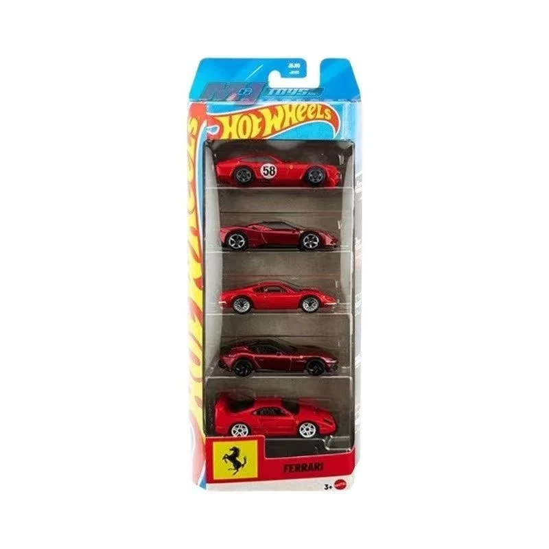 Фото Набор из 10 гоночных болидов Hot Wheels F1: Haas, Red Bull, Aston Martin, Alpine, Ferrari (5 машинок), в подарочной коробке JMM24, литые игрушки, новинки 2026 года №3