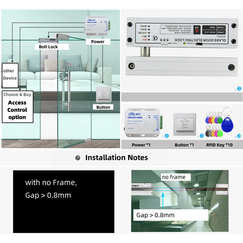 Система контроля доступа RFID безопасный электронный прибор для открывания ворот
