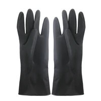 1pair reusable hair dyeing gloves hairdressing coloring gloves barber thicker rubber gloves hair styling tools salon accessories