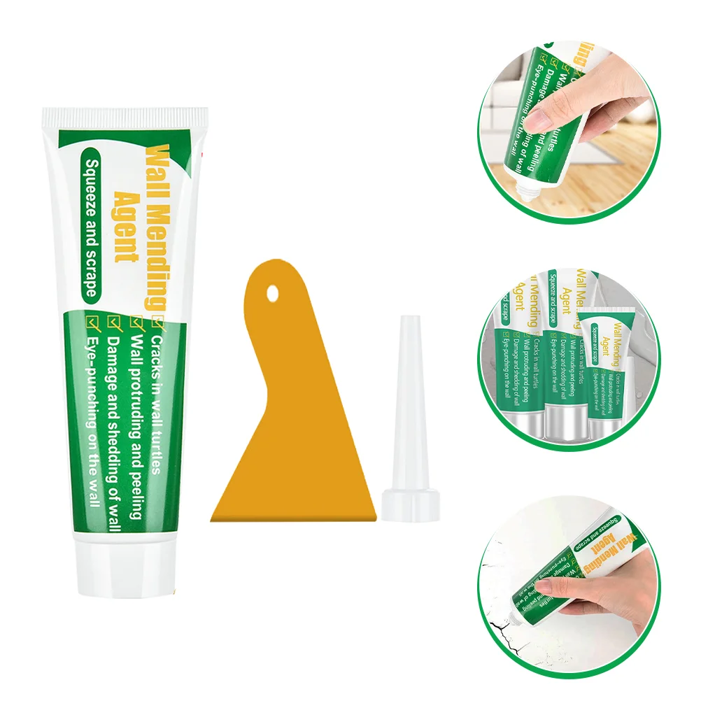 

Wall Repair Mending Agent Drywall Cream Kit Hole Paste Tool Dry Patch Ointment