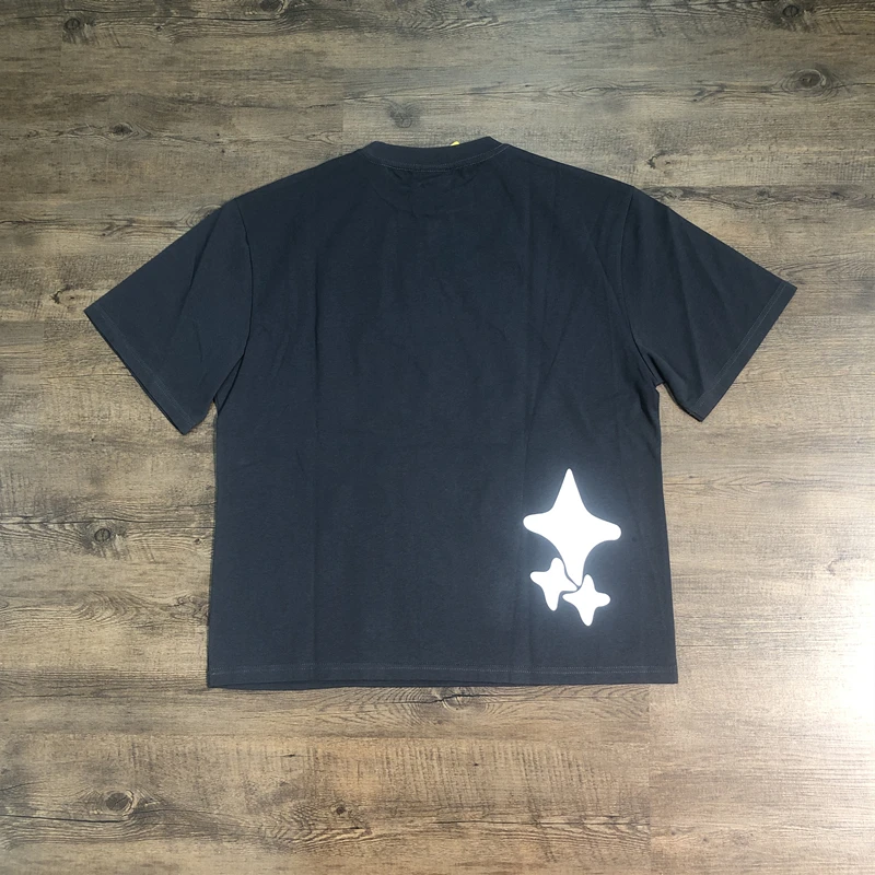 Frog Drift Broken 1:1 Уличная футболка с принтом из пеноматериала Повседневные винтажные