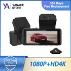 E-ACE 4K Dashcam Мини Автомобильный видеорегистратор зеркало GPS трек WiFi Автомобильный видеорегистратор Sony IMX335 видео рекордер HD 1080P камера заднего вида ночное видение DVR