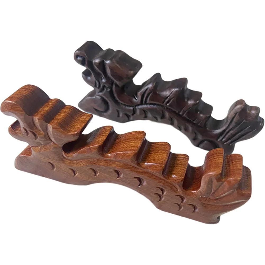 

2Pcs Calligraphy Brush Holder Wooden Brush Rest Rack Writing Brush Rack Pen Rack for Home