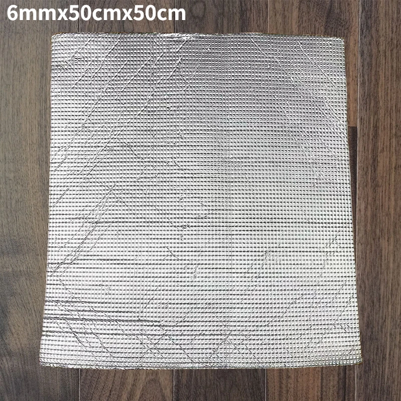 

50*50 см, алюминиевая фольга, хлопковая Автомобильная теплоизоляционная пленка, автомобильная грузовая термальная фотобумага, противопожарная пена, автозапчасти