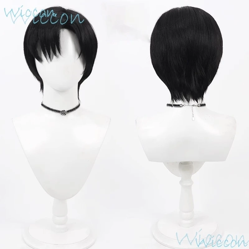 Ivan Anime Alien Stage R 6 Round Косплей Костюм Опора Черный Парик Белый Женский Мужской