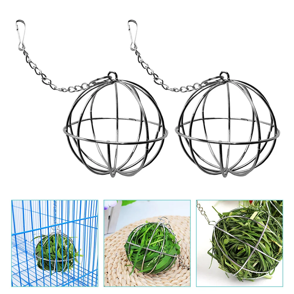 

Hay Feeder Rabbit Bunny Suet Hanging Holder Feeders Dispenser Chicken Bird Guinea Cage Feeding Pet Animal Feed Manger Cake