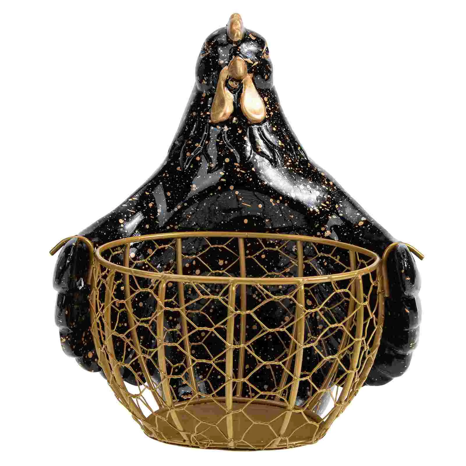 

Home Storage Basket Egg Storage Container Hen Shape Storage Basket Food Basket