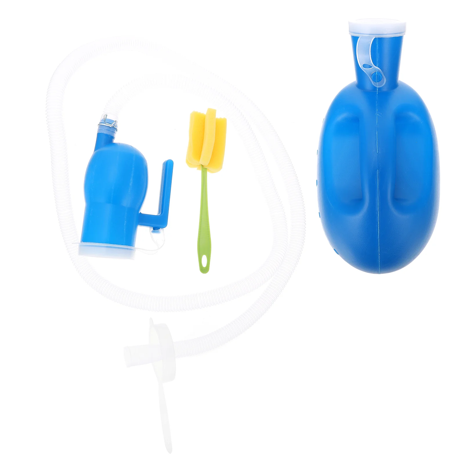 1 шт. портативный пластиковый горшок для мочеиспускания с трубкой |