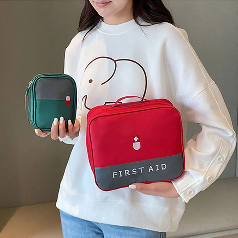 mini portable medicine storage bag travel Outdoor Camping Useful First Aid Medical Kit Emergency Survival Bag Pill Case