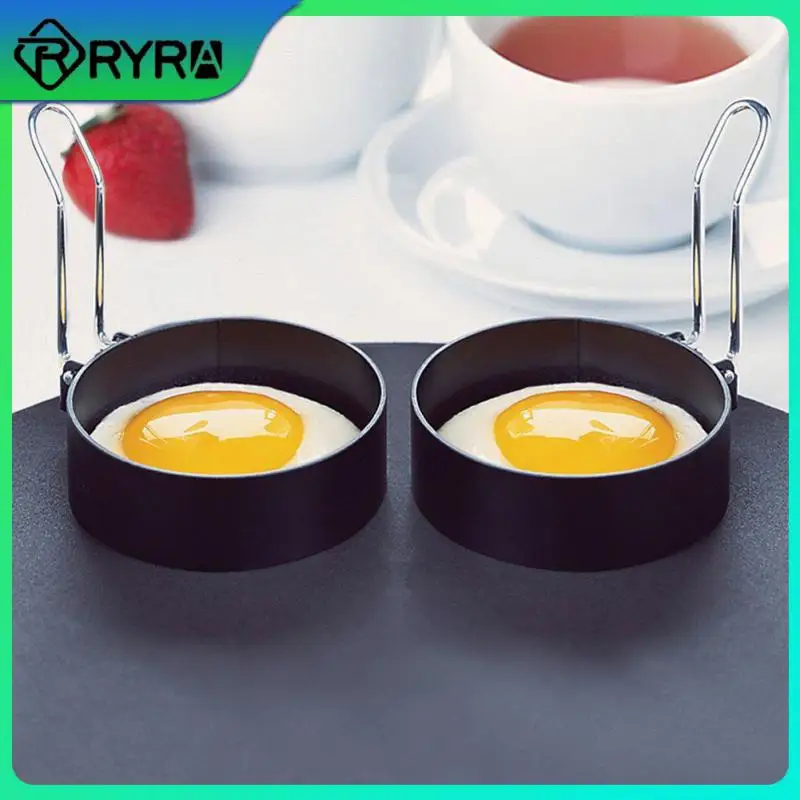 

2/4/5PCS Metal Egg Frying Ring Round Fried Poach Mould Non Stick Pancake Cooking Tool Hot Fried Egg Mold Cooking Breakfast