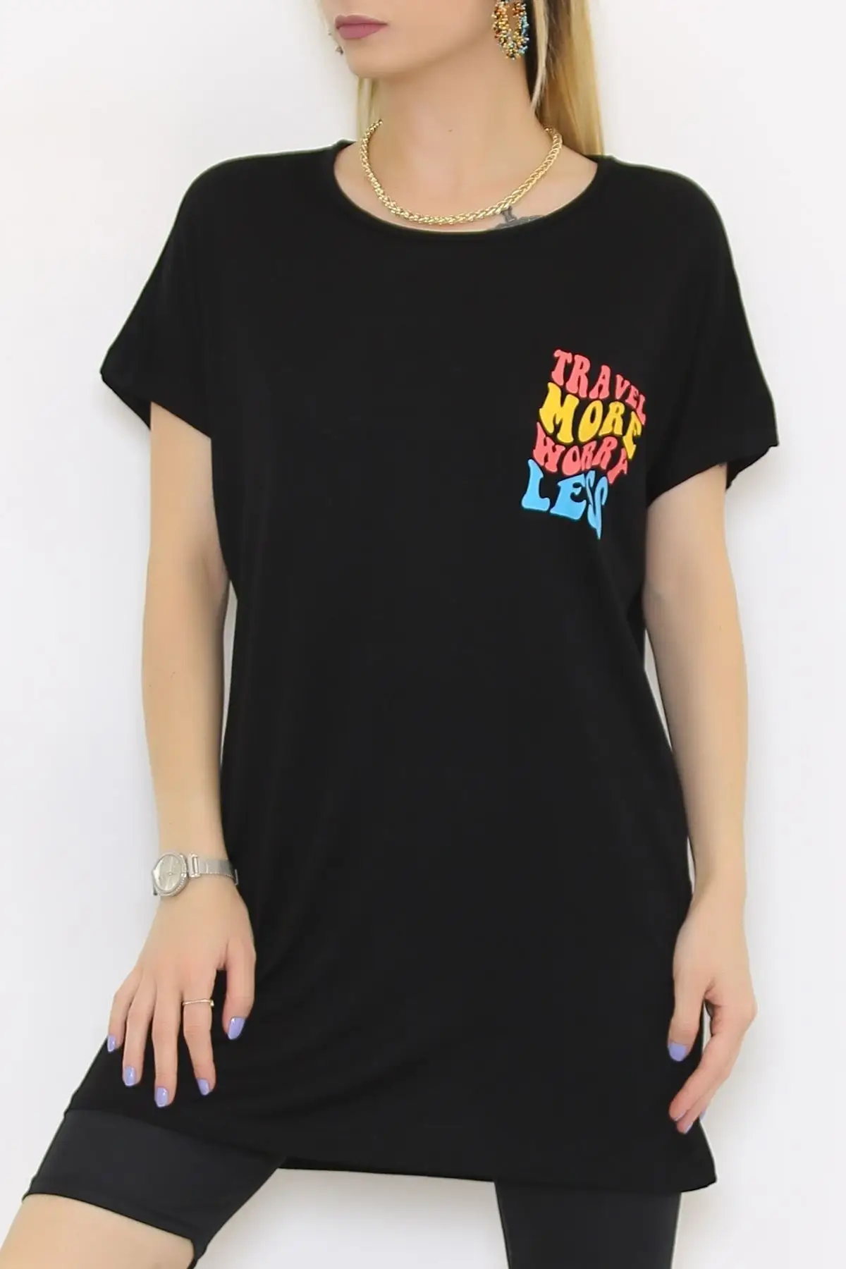 

Printed t-shirt Black 9771