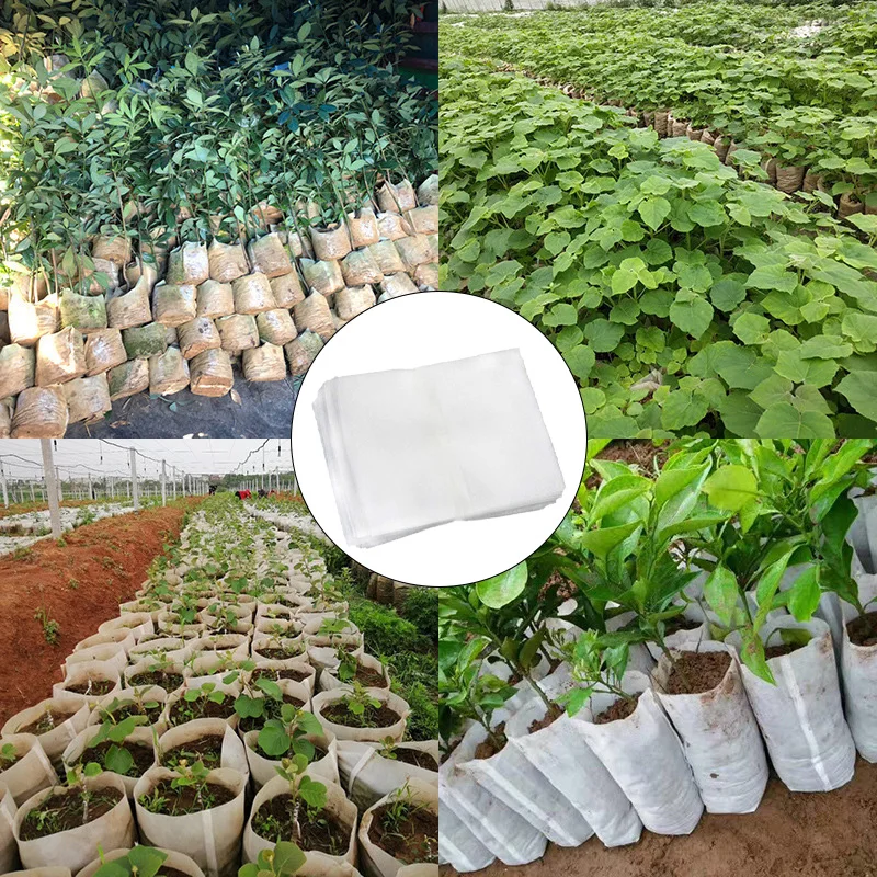 

Non woven seedling bag nutrition bowl beauty planting bag degradable seedling cup container pot gardening planting bag