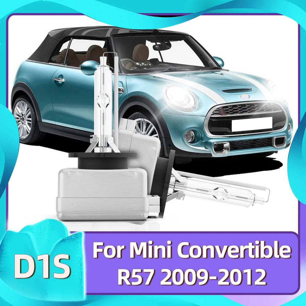 

Roadsun 2X автомобильные ксеноновые лампы HID D1S 12V фары 35W 6000K для мини-фар R57 Замена 2009 2010 2011 2012
