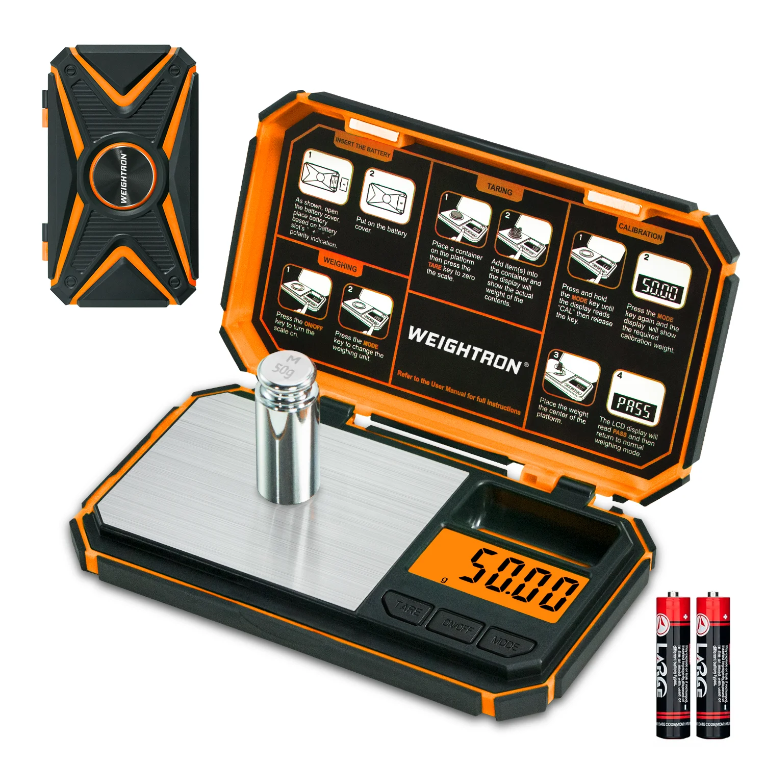 Цифровые карманные весы, точность 200 г/0,01 г, маленькие ювелирные весы для монет, порошковые весы, цифровые граммы и унции с грузом 50 г