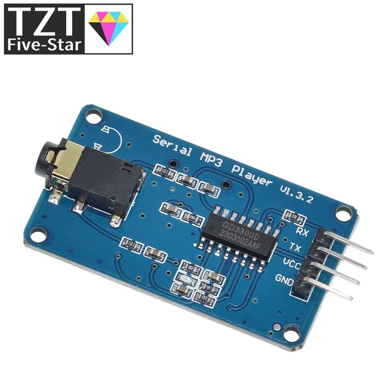 TZT YX6300 YX5300 Последовательный модуль управления UART Модуль MP3-плеера для Arduino/AVR/ARM/PIC CF