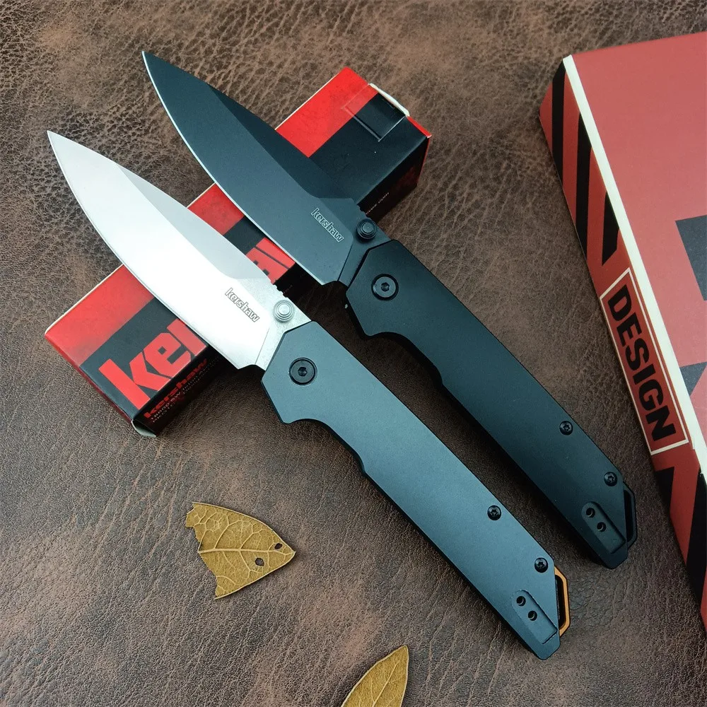 

Kershaw 2038 Iridium KVT Tactical Folding Pocket Knife D2 Blade Aluminum Handle Outdoor Hunting Camping Knives Survival EDC Tool