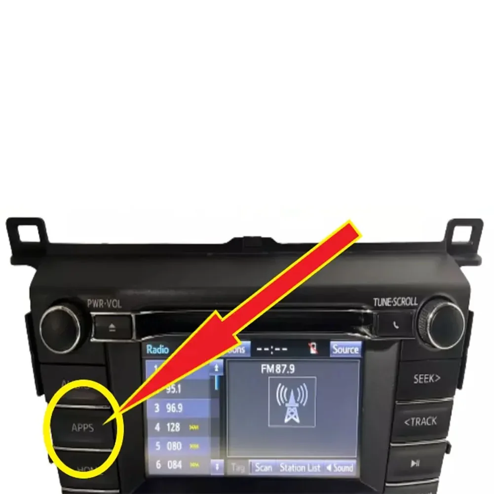 Распродажа новейший 6 1-дюймовый сенсорный ЖК-дисплей для APPS GPS-радио Toyota RAV4 2014-18 OEM