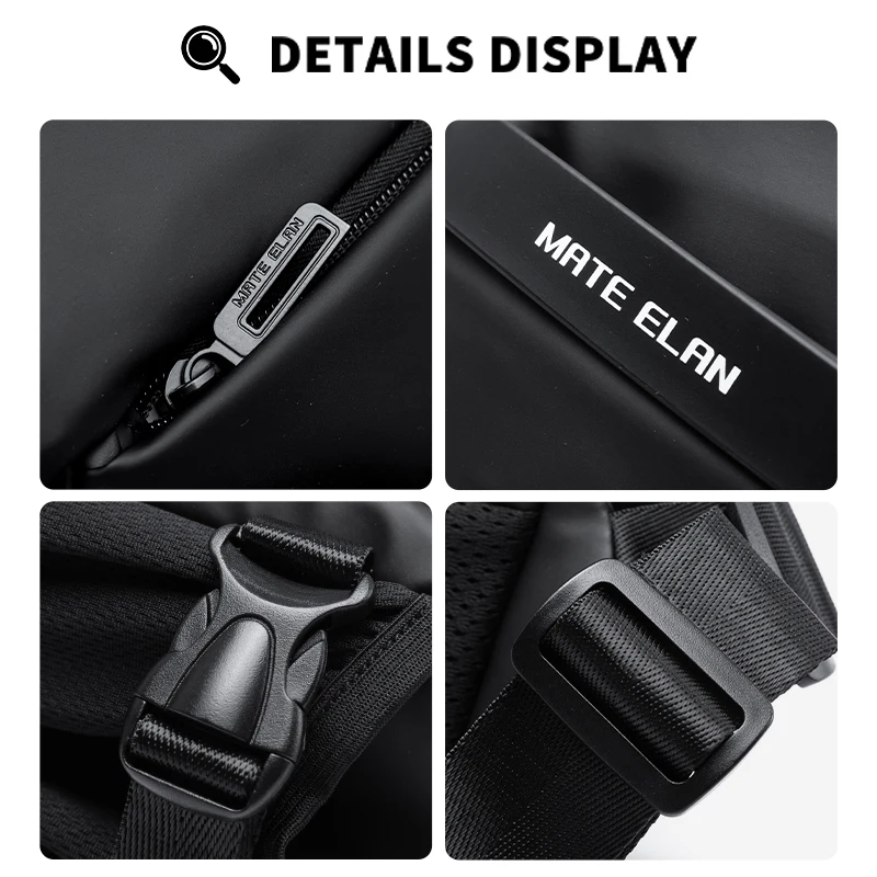 Men's Crossbody Bag High Quality Fashion Waterproof IPad Multifunctional Personal Bag Business Short Trip Casual Message Bag