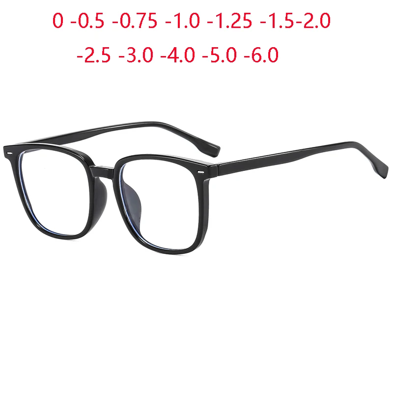 Сверхлегкие очки TR90 с квадратной оправой для очков близорукости женщин и мужчин