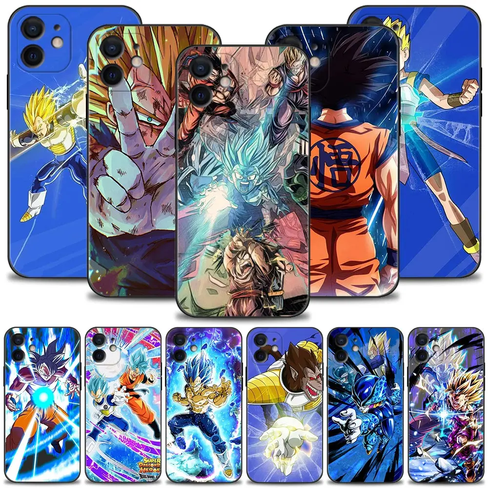 

Vegeta Super Saiyan Blue Evolution Phone Case For iPhone 13 11 12 Pro Max X XR XS 8 7 6 6S Plus SE 5 5S Cover Silicone Funda