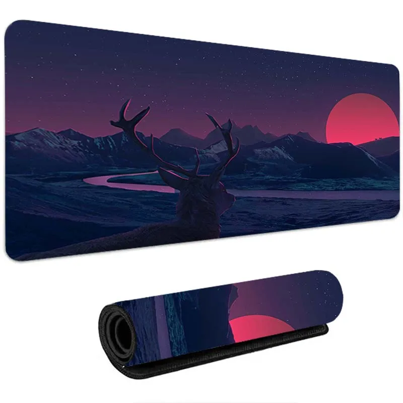 

Office Computer Accessories Sunset Mouse Pad Gamer Gaming Desk Mat Cute Mousepads Mousepad Deskmat Cabinet Keyboard Mats Kawaii