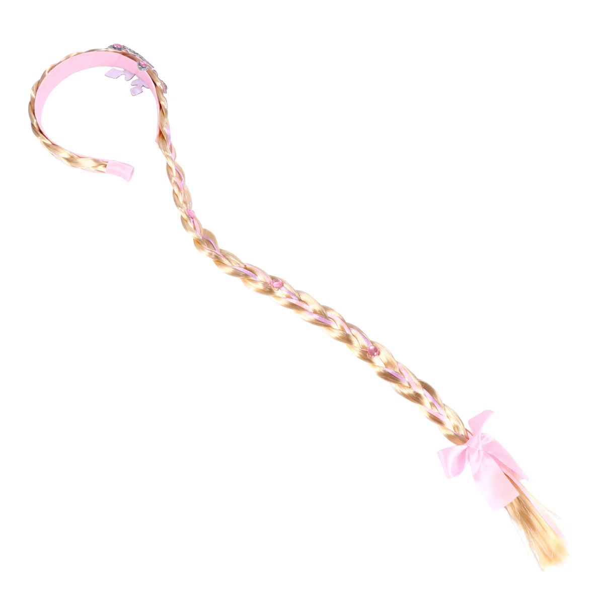 

Braided Hairwigs Dresscosplaybraid Fake Headband Band Princessplait Girl Headbands Girls Costume Hairband Accessories