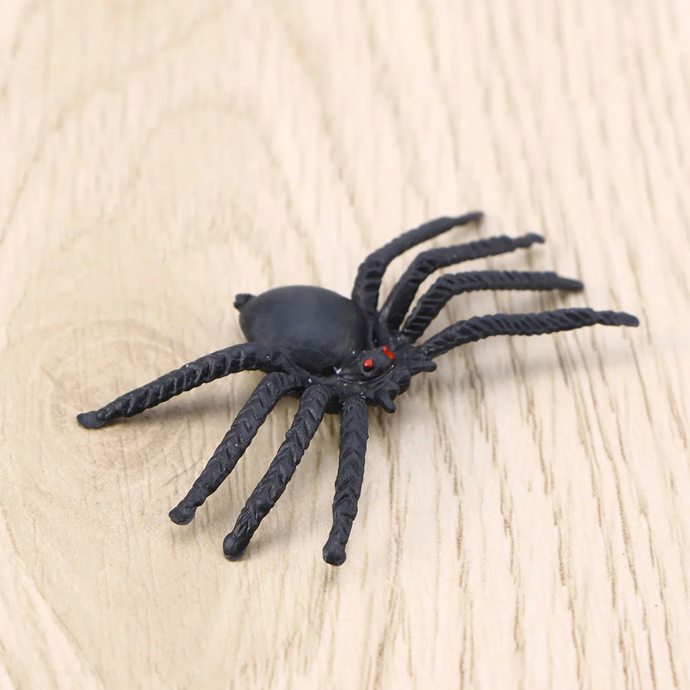 

40 Pcs Halloween Spider Mini Model Cosplay Accessories Spiders Toy Prank Toys Decorations Miniature