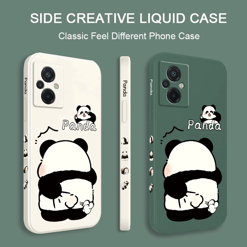 Силиконовый чехол Tickle Panda для Xiaomi Poco M6 X6 F6 M5 M5S F5 X5 F4 X4 M4 F3 M3 X3 F2 Pro X2 C40 4G