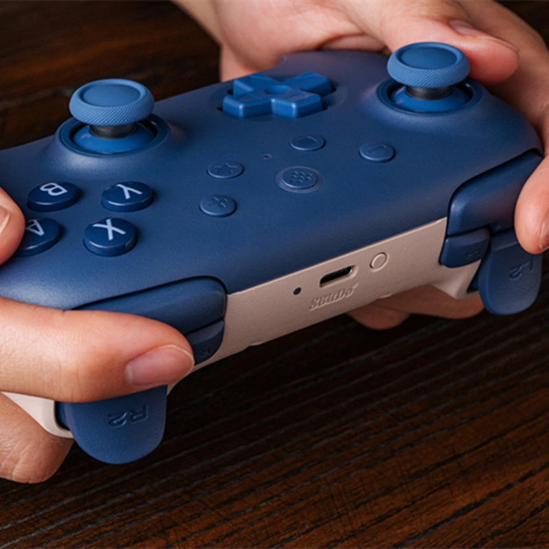 Фото Игровой контроллер 8BitDo с джойстиком на эффекте Холла Ultimate 2C, беспроводной Bluetooth-контроллер для консоли Nintendo Switch NS OLED №4