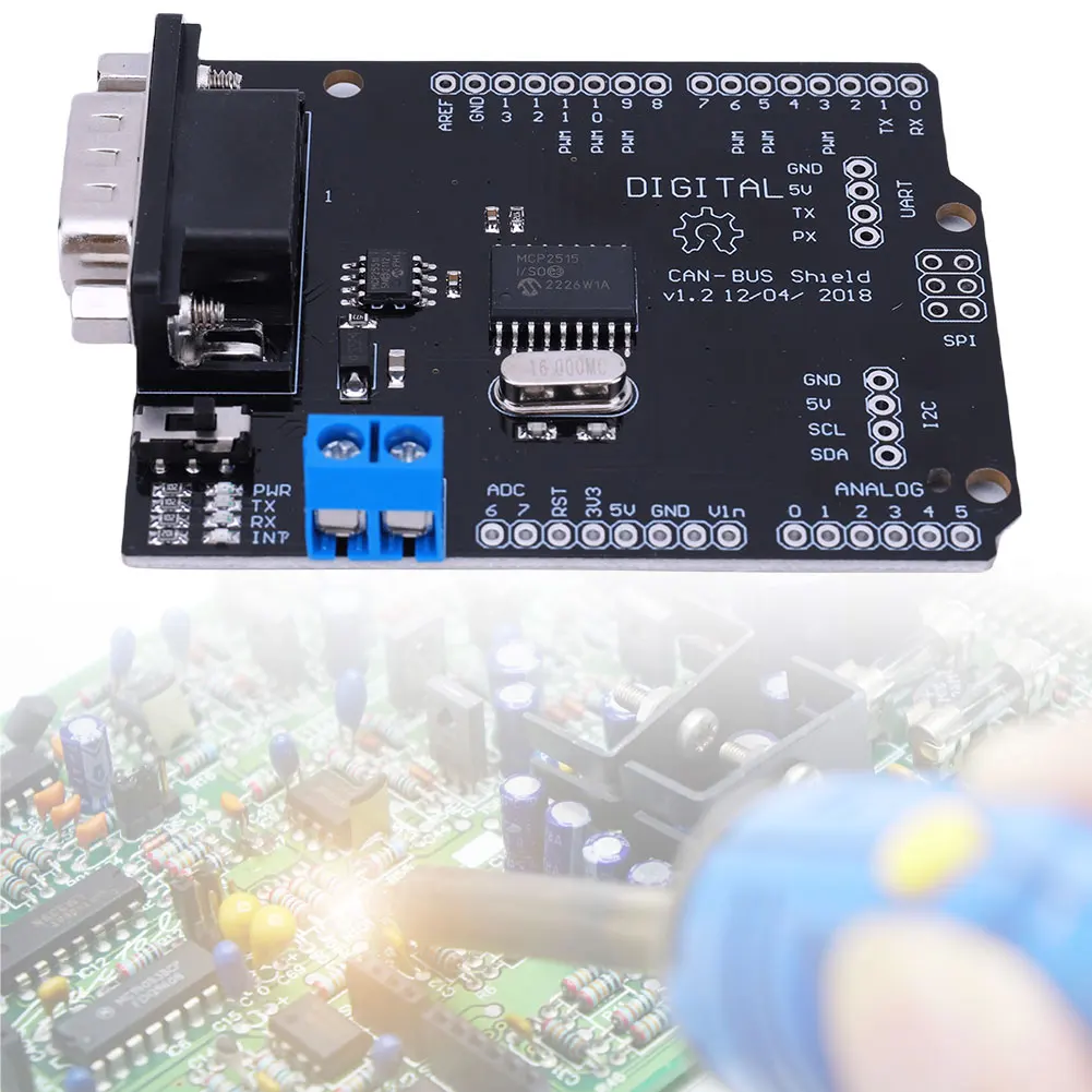 MCP2515 Can-шина контроллера Щит платы модуля SPI 9 контактов Стандартный