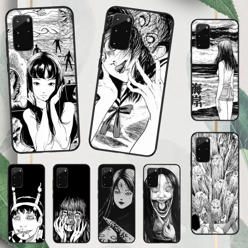 

Junji Ito Tees Horror comics Phone Case For Samsung galaxy A S note 10 12 20 32 40 50 51 52 70 71 72 21 fe s ultra plus