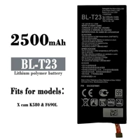 2500mah bl t23 replacement battery for lg x cam x cam xcam k580 k580y f690 k580ds bl t23
