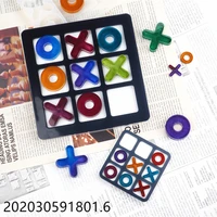 handmade tic tac toe chessboard mirror epoxy resin mold ox chessboardchess piece silicone making mold diy resin crafts250213mm
