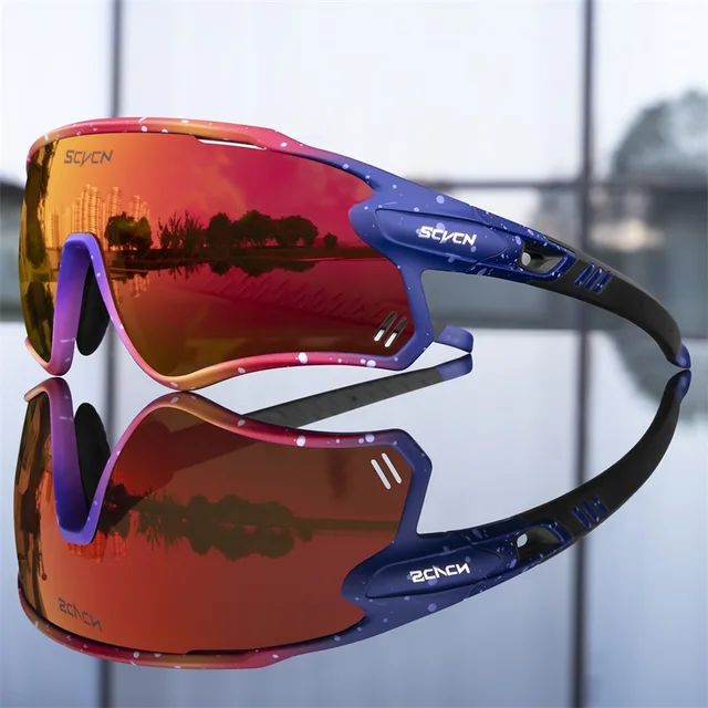 SCVCN Photochromic Cycling Glasses MTB Riding Running Sunglasses UV400 Polarized Fishing Goggles Man Woman Bike Bicycle Eyewear 1