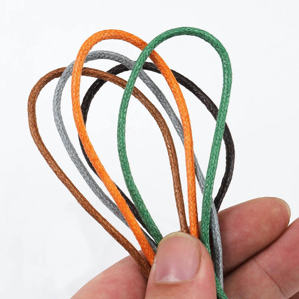 10M 2mm Waxed Cord Cotton Thread String Strap Necklace Polyester Rope Beads for Jewelry Making DIY Braid Bracelet Accessories