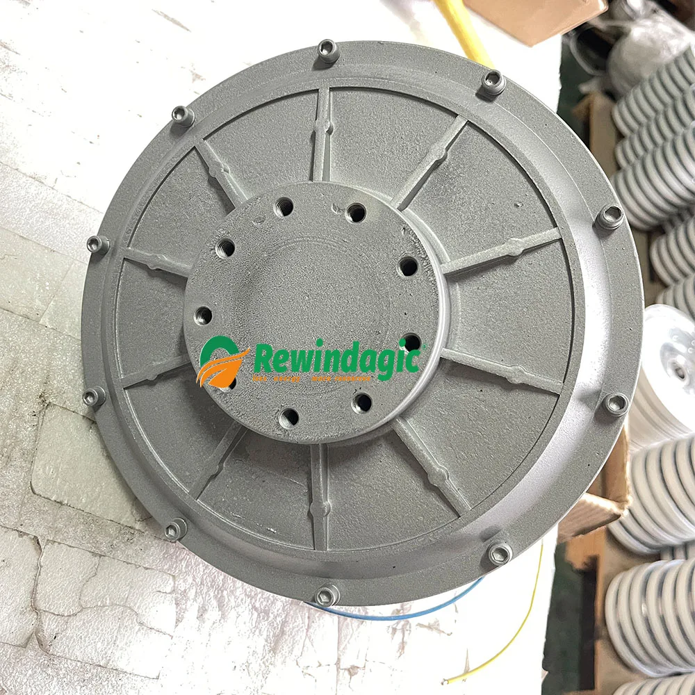 Fast Delivery Wind Generator and Turbine Low Speed 8KW 10KW 24V 48V 220V Gearless 3Phase Alternator Permanent Magnet