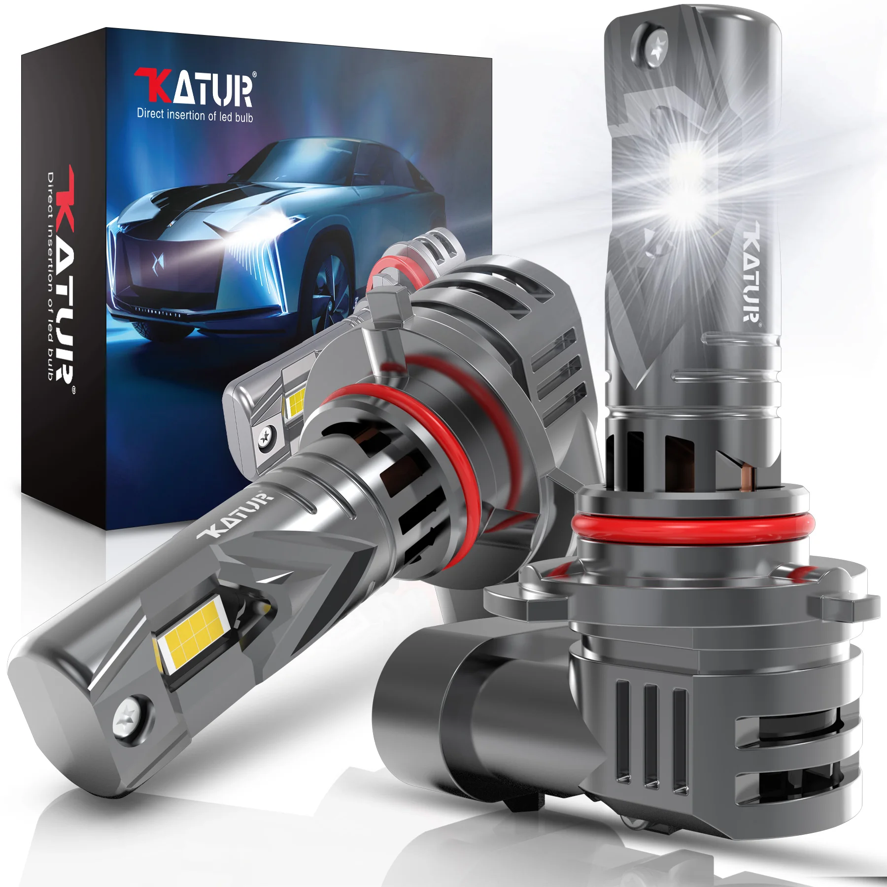 

2 шт. HB3 9005 светодиодная лампа дальнего света Canbus без ошибок 6000K 100W CSP чипы фары для BMW E36 E39 Kia Sportage 4 Rio K3