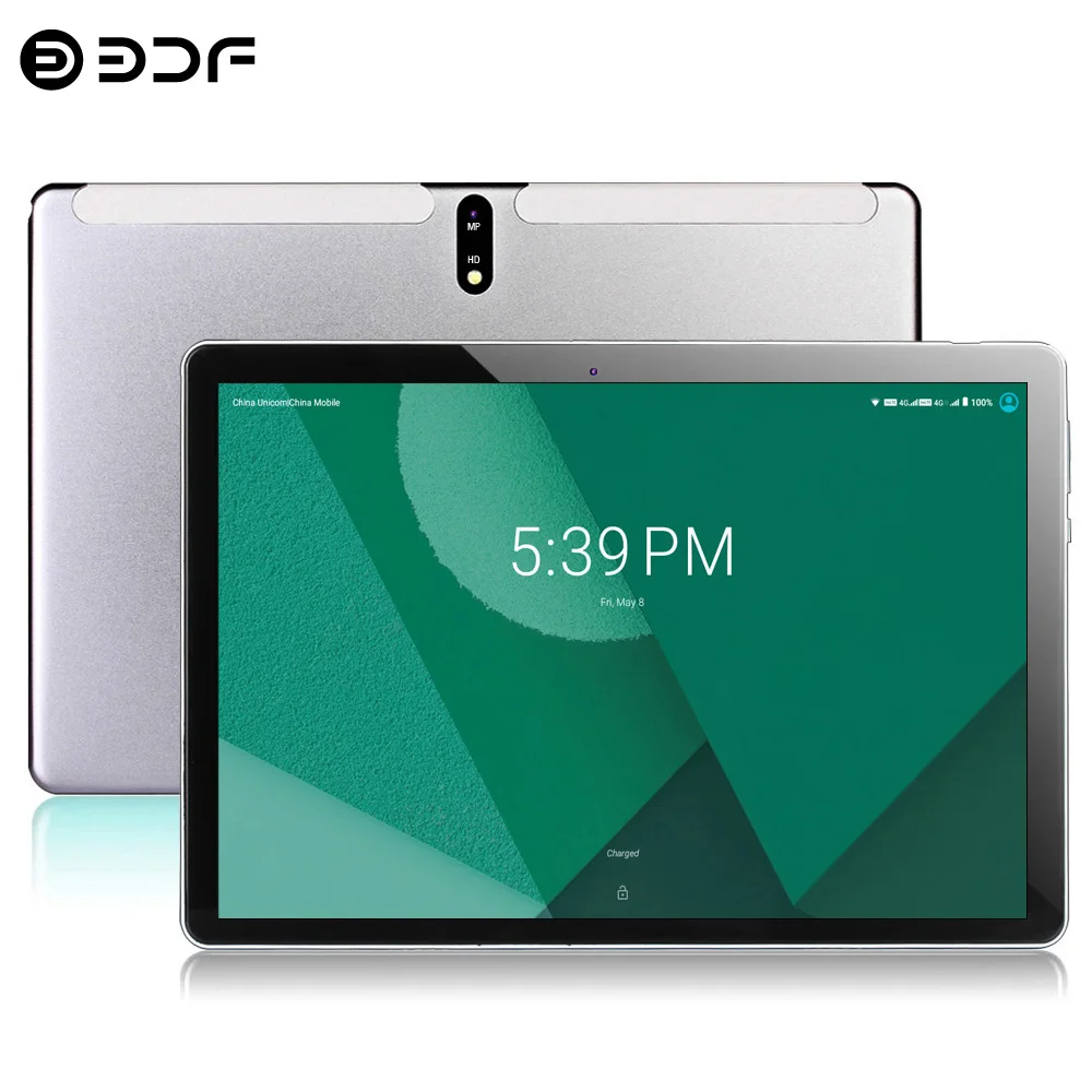 New 10.1 Inch Tablets Android 10 Octa Core 4GB/64GB Google Play Dual 4G Phone Call Bluetooth Wifi GPS Type-C Netbook Tablet PC