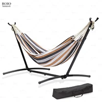 camping hammock 1 2 people travel pool portable hanging bed chair garden swing stand beach outdoor thicken hammock with bracket