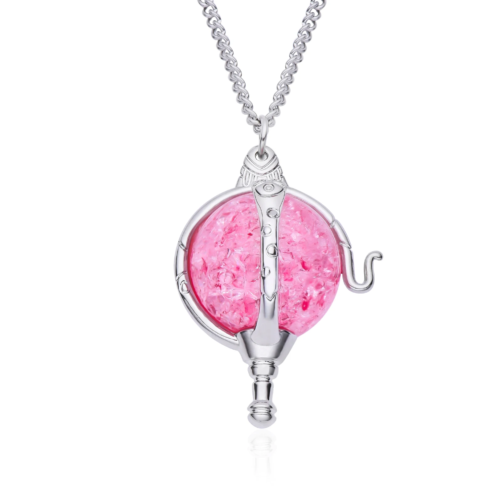 

Heart of Kandrakar Pendant Classic Ruby Gemstone Jewelry Anime W.i.t.c.h. Will Cosplay Necklace for Girl Woman Birthday Gift