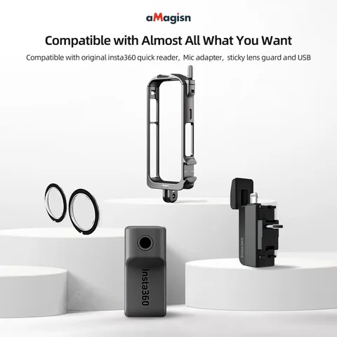 Металлическая защитная рамка aMagisn для Insta360 X3